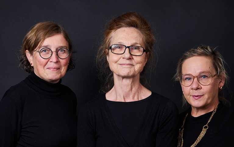 Anna Näslund, Stina Brockman och Jenny Morelli.